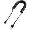 StarTech.com Câble USB vers Lightning de 1m - Certifié Mfi - Adaptateur USB Lightning Noir, Gaine durable en TPE - Cordon Cha