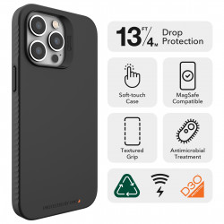 GEAR4 Rio Snap coque de protection pour téléphones portables 17 cm (6.7") Housse Noir