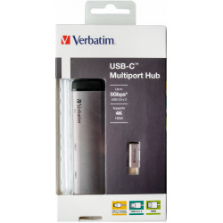 Verbatim 49140 station d'accueil USB 3.2 Gen 1 (3.1 Gen 1) Type-C