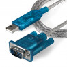 StarTech.com Câble adaptateur USB vers série DB9 de 90 cm - Alimentation USB