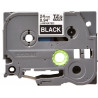 Brother TZe-355 - Cassette à ruban pour étiqueteuse originale – Blanc sur noir, 24 mm de large
