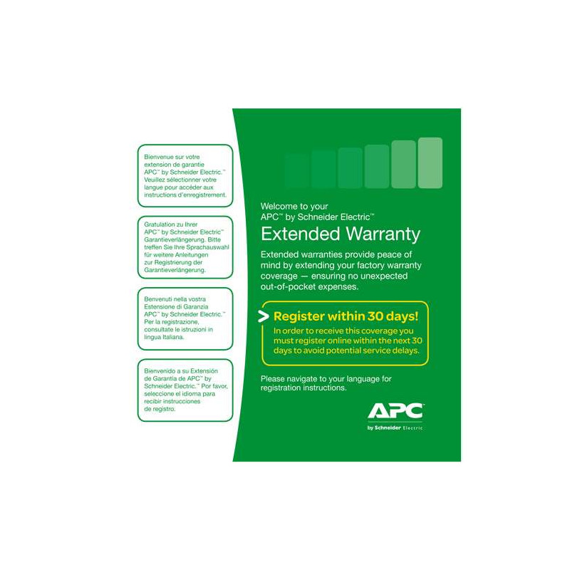 APC WBEXTWAR1YR-AC-01 extension de garantie et support