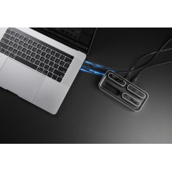 Kingston Technology Lecteur de cartes microSDHC/SDXC UHS-II USB3.2 Gen1 Workflow à double logement