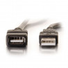 C2G 2 m Rallonge de câble USB 2.0 mâle A vers femelle A - Noir