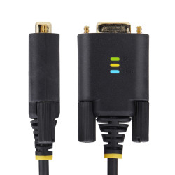 StarTech.com Câble USB-Série de 1m - Rétention COM, Vis/Écrous Interchangeables, Adaptateur USB vers DB9 RS232, Convertisse