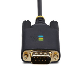 StarTech.com Câble USB-Série de 1m - Rétention COM, Vis/Écrous Interchangeables, Adaptateur USB vers DB9 RS232, Convertisse