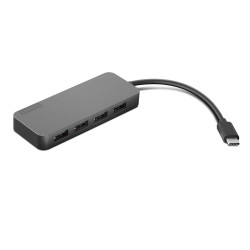 Lenovo 4X90X21427 station d'accueil USB 3.2 Gen 2 (3.1 Gen 2) Type-C Gris