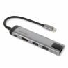 Verbatim 49141 station d'accueil USB 3.2 Gen 1 (3.1 Gen 1) Type-C Noir, Argent