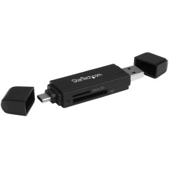 StarTech.com Lecteur de Carte Mémoire USB - Lecteur de Carte SD USB 3.0 - Compact - 5Gbps - Lecteur de Carte USB - Adaptateur 