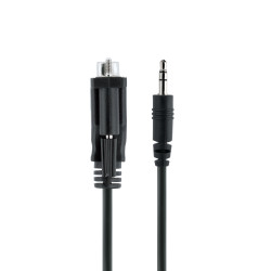 StarTech.com Câble Série DB9 vers 3.5mm de 1m - Câble RS232 DB9 Mâle à 3.5mm - Adaptateur Série DB9 à 3.5mm pour le Cali