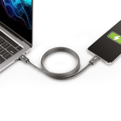 StarTech.com Câble Thunderbolt 4 de 1m - 40Gbps - 100W Power Delivery - Vidéo 4K/8K - Cordon Thunderbolt Certifié par Intel 