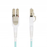 StarTech.com Câble Fibre Optique Commutable OM4 LC à LC (UPC) de 5m, Multimode 50/125µm, Câble Fibre Optique de 5m Multimod