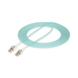 StarTech.com Câble Fibre Optique Commutable OM4 LC à LC (UPC) de 5m, Multimode 50/125µm, Câble Fibre Optique de 5m Multimod