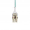 StarTech.com Câble Fibre Optique Commutable OM4 LC à LC (UPC) de 5m, Multimode 50/125µm, Câble Fibre Optique de 5m Multimod