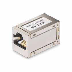 StarTech.com Coupleur RJ45 Blindé, Coupleur en Ligne Cat6a, Coupleur RJ45 Femelle vers Femelle (F/F) Brochage T568B, Extension