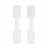 StarTech.com Étiquette pour Câble de 9 cm, Paquet de 100, Blanches, Étiquette de Repérage pour Câble avec Crochets, Étiqu