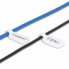 StarTech.com Étiquette pour Câble de 9 cm, Paquet de 100, Blanches, Étiquette de Repérage pour Câble avec Crochets, Étiqu