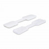 StarTech.com Étiquette pour Câble de 9 cm, Paquet de 100, Blanches, Étiquette de Repérage pour Câble avec Crochets, Étiqu