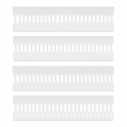 StarTech.com Étiquette pour Câble de 9 cm, Paquet de 100, Blanches, Étiquette de Repérage pour Câble avec Crochets, Étiqu