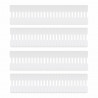 StarTech.com Étiquette pour Câble de 9 cm, Paquet de 100, Blanches, Étiquette de Repérage pour Câble avec Crochets, Étiqu