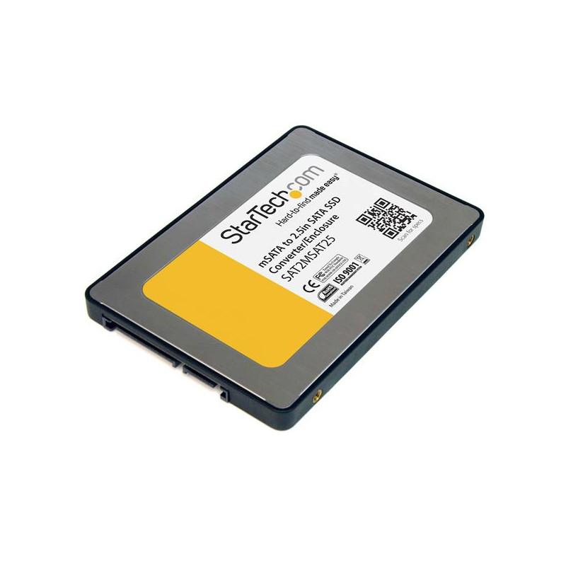 StarTech.com Boîtier d'adaptateur SSD SATA vers Mini SATA 2,5 po