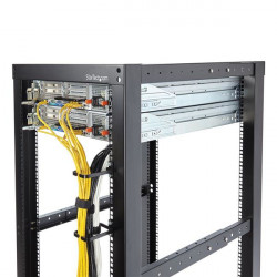 StarTech.com Anneau Métallique Gestion de Câbles Vertical pour Racks de Serveur 1U - 5,7 cm x 10 cm