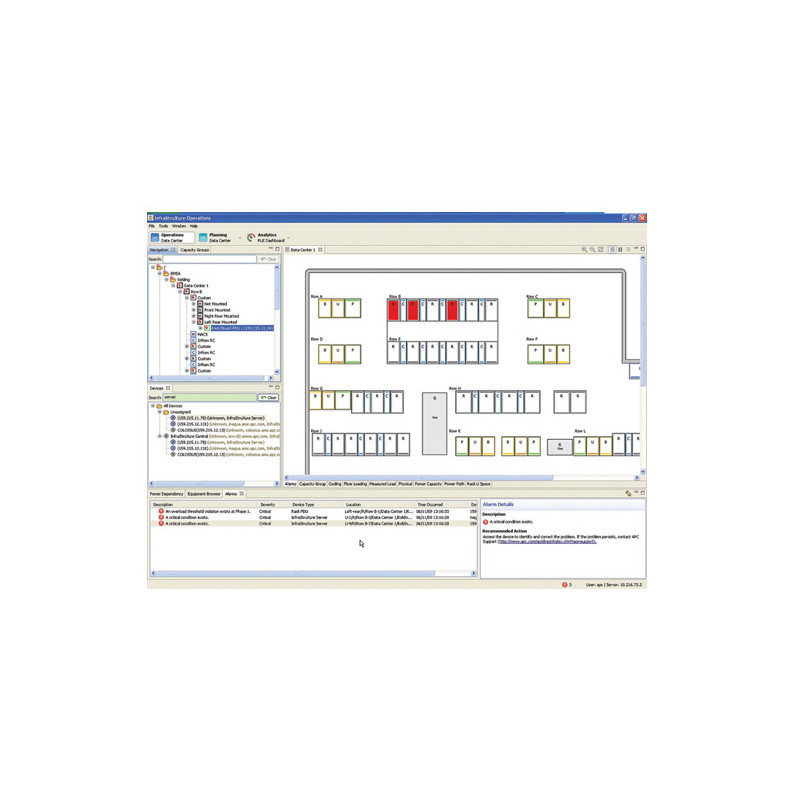 APC InfraStruXure Operations 10 Rack License Gestion du système