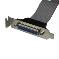 StarTech.com Câble adaptateur de carte mère à faible encombrement avec port parallèle, 40 cm, avec support – DB25 (F) ver