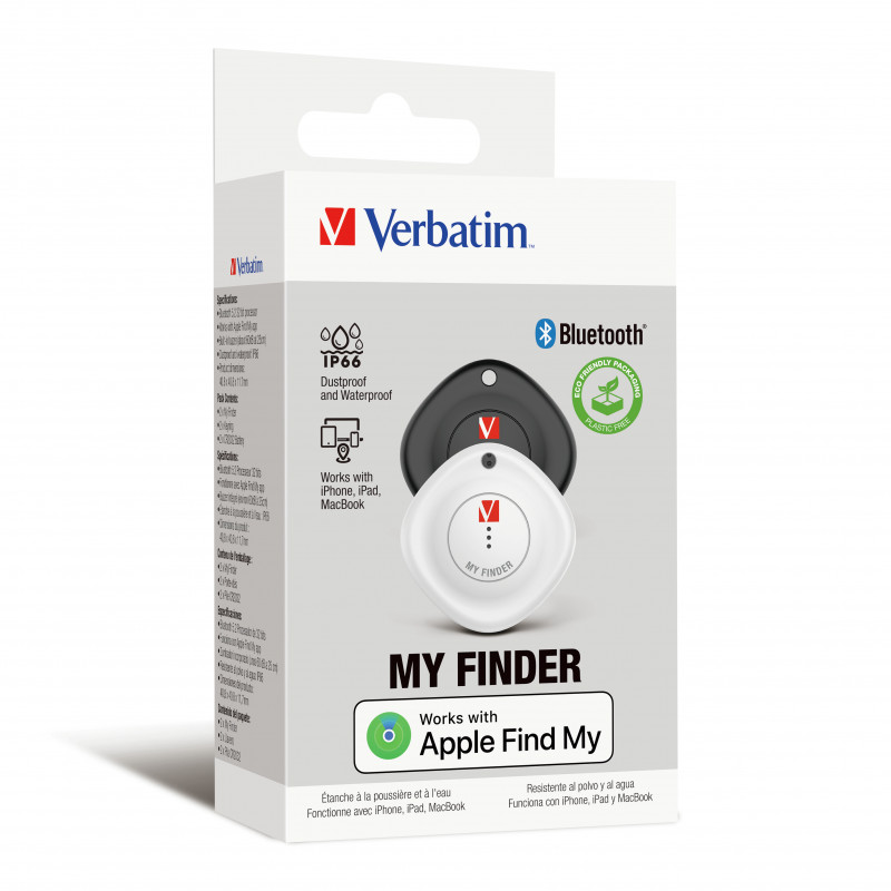 Verbatim My Finder Personnel Recherche Noir, Blanc