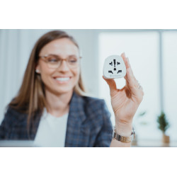Verbatim WTEU-02 adaptateur prise d'alimentation Type F Universel Blanc