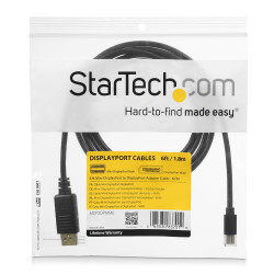 StarTech.com MDP2DPMM10 câble DisplayPort 3 m mini DisplayPort Noir