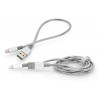 Verbatim 48873 câble Lightning 1 m Acier inoxydable
