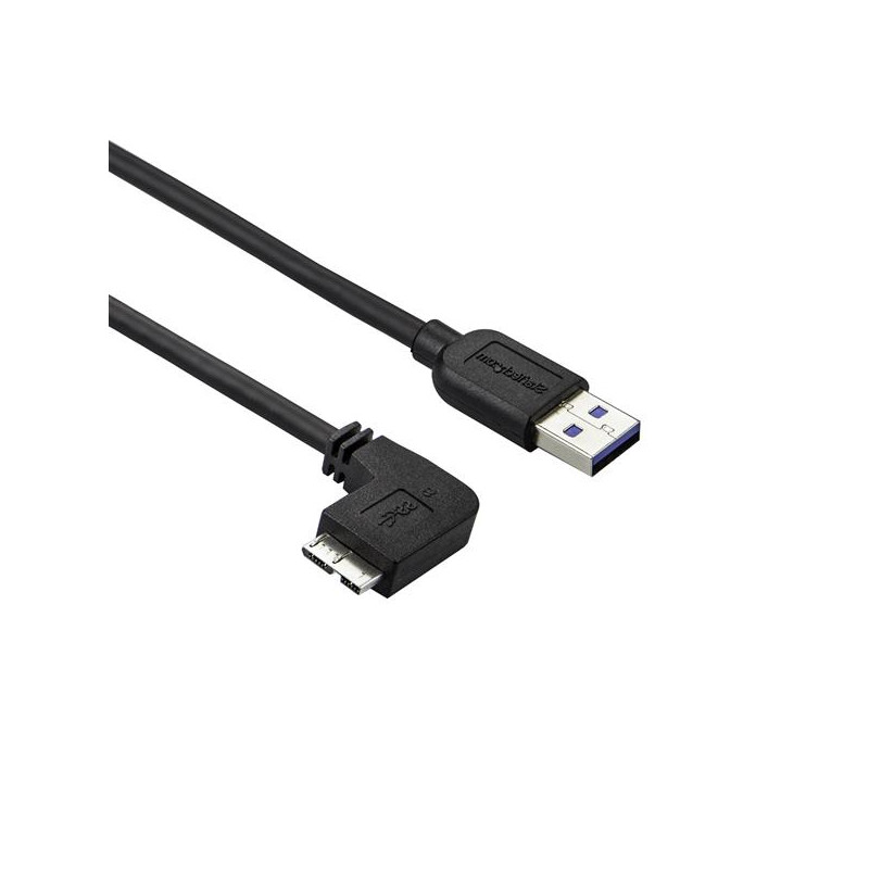 StarTech.com USB3AU2MLS câble USB USB 3.2 Gen 1 (3.1 Gen 1) 2 m USB A Micro-USB B Noir
