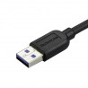 StarTech.com USB3AU2MLS câble USB USB 3.2 Gen 1 (3.1 Gen 1) 2 m USB A Micro-USB B Noir