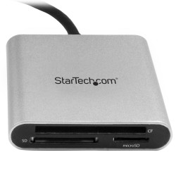 StarTech.com Lecteur et enregistreur multicartes USB 3.0 avec USB-C pour cartes mémoire SD, microSD et CompactFlash