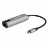 StarTech.com Adaptateur 2.5GbE USB C vers Ethernet NBASE-T NIC - Réseau Multi-Vitesse USB 3.0 Type C 2.5/1 Gigabit/100 Mbps/Po