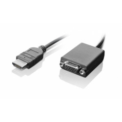 Lenovo HDMI / VGA 0,2 m Noir