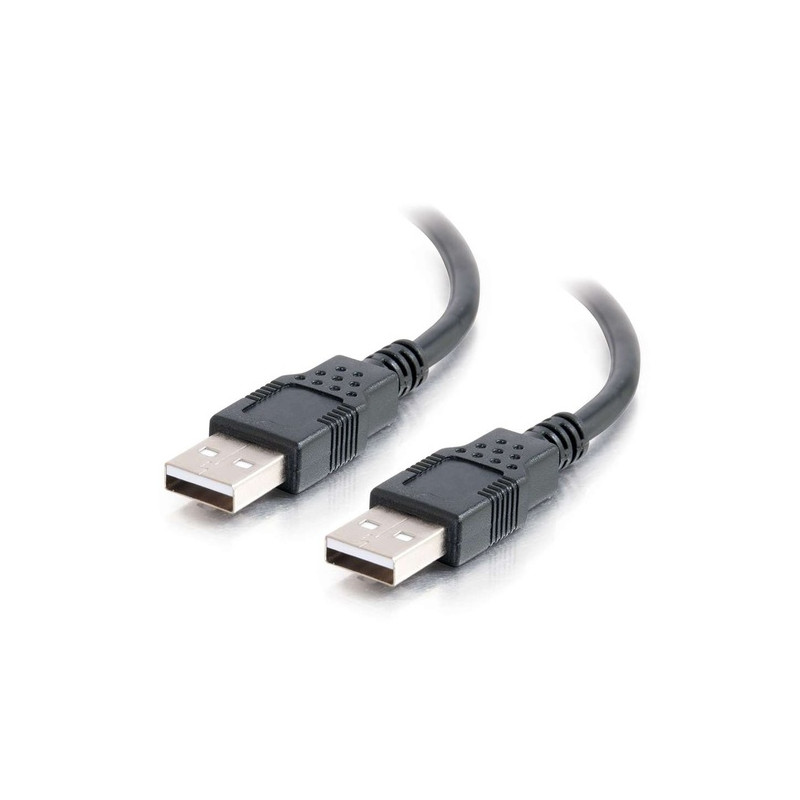 C2G Câble USB 2.0 A mâle vers A mâle de 2 m - Noir