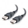 C2G Câble USB 2.0 A mâle vers A mâle de 2 m - Noir