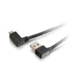 C2G 81706 câble USB USB 2.0 3 m USB A Micro-USB B Noir