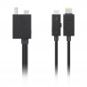 Lenovo 4X91K16970 Câble Thunderbolt 0,7 m 40 Gbit/s Noir