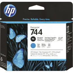 HP Tête d'impression DesignJet 744 photo mat/cyan