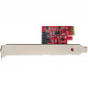 StarTech.com Carte PCI Express SATA 2 ports - Carte Contrôleur PCIe SATA - 6Gbps - ASM1166 SATA-Raid - Convertisseur PCI Expre