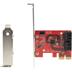 StarTech.com Carte PCI Express SATA 4 ports - Carte Contrôleur PCIe SATA - 6Gbps - ASM1166 Non-Raid - Convertisseur PCI Expres
