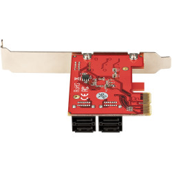StarTech.com Carte PCI Express SATA 4 ports - Carte Contrôleur PCIe SATA - 6Gbps - ASM1166 Non-Raid - Convertisseur PCI Expres