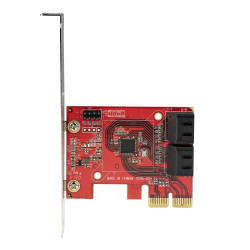 StarTech.com Carte PCI Express SATA 4 ports - Carte Contrôleur PCIe SATA - 6Gbps - ASM1166 Non-Raid - Convertisseur PCI Expres