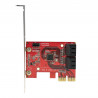 StarTech.com Carte PCI Express SATA 4 ports - Carte Contrôleur PCIe SATA - 6Gbps - ASM1166 Non-Raid - Convertisseur PCI Expres