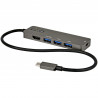StarTech.com Adaptateur Multiport USB-C - Adaptateur USB-C vers HDMI 2.0b 4K 60Hz (HDR10), Alimentation 100W Passthrough, Hub 4