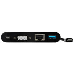 StarTech.com Adaptateur Multiport USB-C - Mini Dock USB-C avec Sortie Vidéo VGA 1080p - Power Delivery Passthrough 60W - USB 3