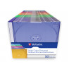 Verbatim 49973 boîte de rangement de disque optique 50 disques Couleurs assorties